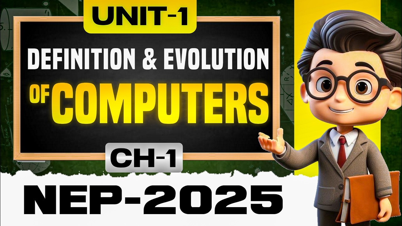 Definition and Evolution of Computers | B.Sc Computer Science 1st Year | NEP 2025–26 Unit 1 Lecture