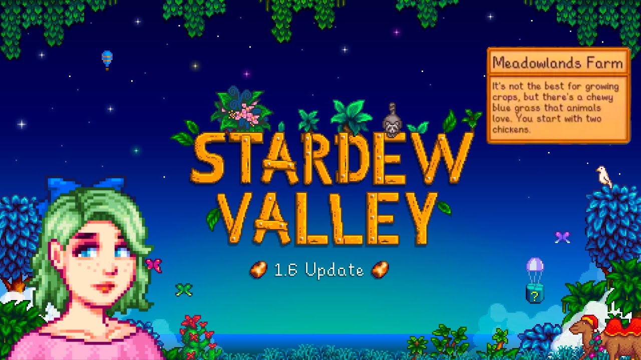 Let's Play Stardew Valley 1.6 - EP 1