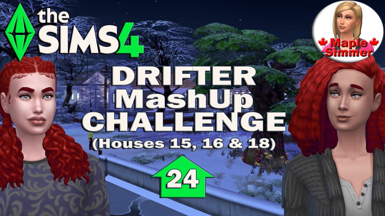 Dinner Party Pt 24: Drifter Mash Up Challenge (Houses 15, 16 & 18) (Sims 4)