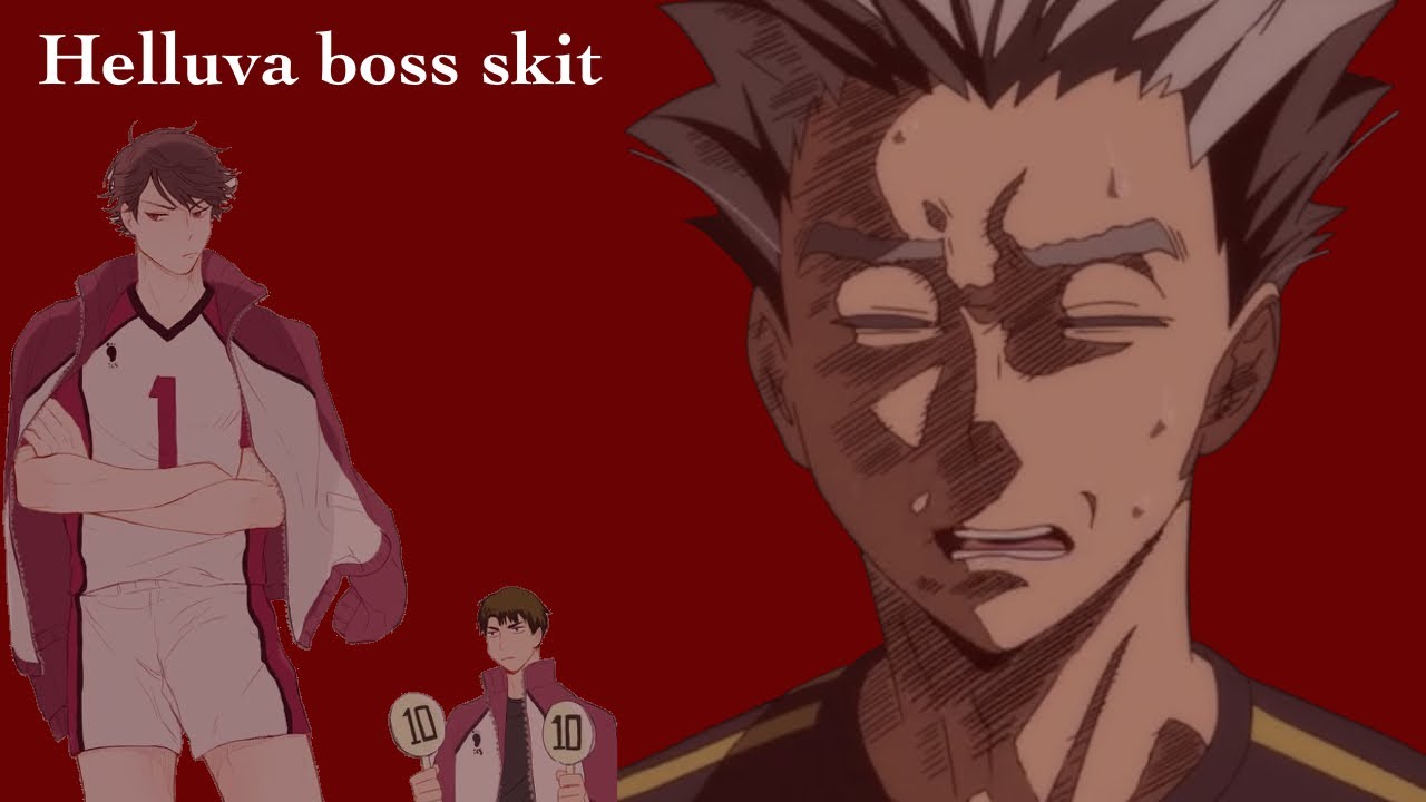 Ushioi? // Hellua boss pilot skit // Haikyuu text