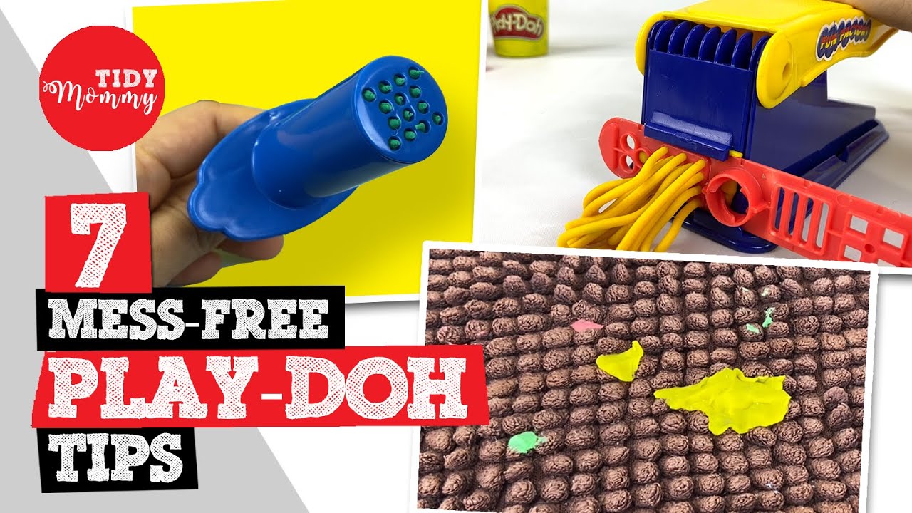 How to Remove Play-Doh from Carpets, Molds, Fun Factory, and 7 Mess-free Play-Doh Tips | Tidy Mommy