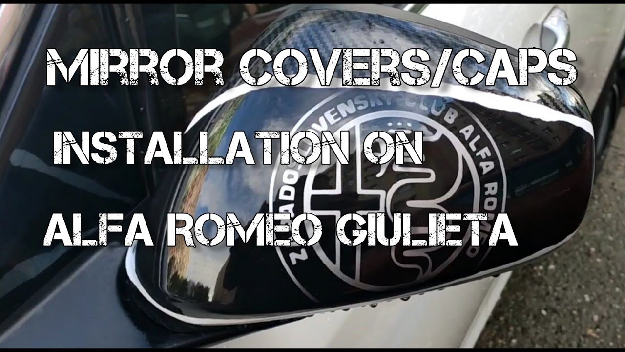 How to instal mirror covers/caps on Alfa Romeo Giulieta #alfa #alfaromeo #giulietta #mirror