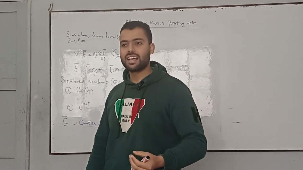 L.3. Characteristics of EM Plane Wave and Derivation of the Poynting Vector.