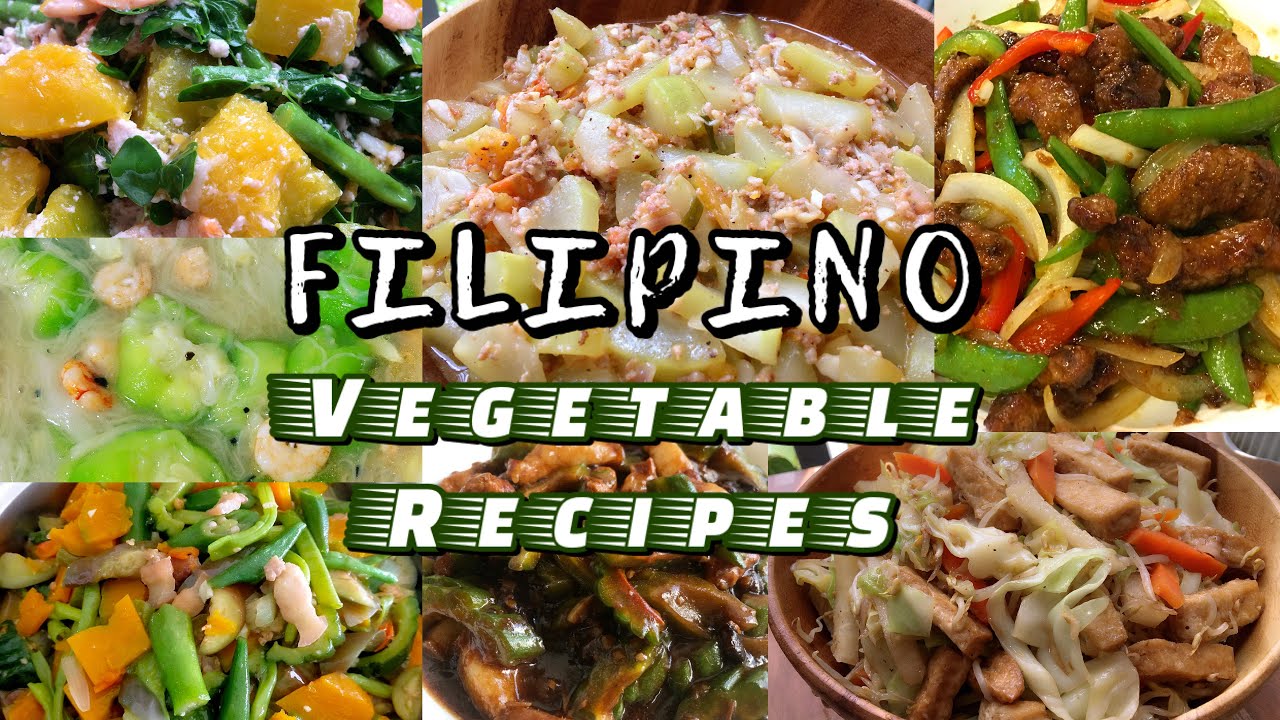 4 AMAZING SIMPLE FILIPINO VEGETABLE RECIPES | PINOY VEGETABLE DISHES