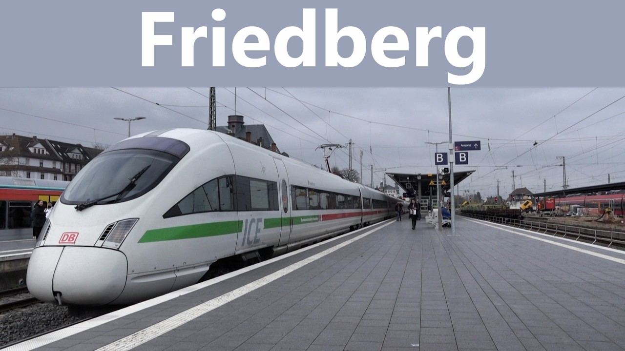 Bahnverkehr in Friedberg (Hessen) (2022)