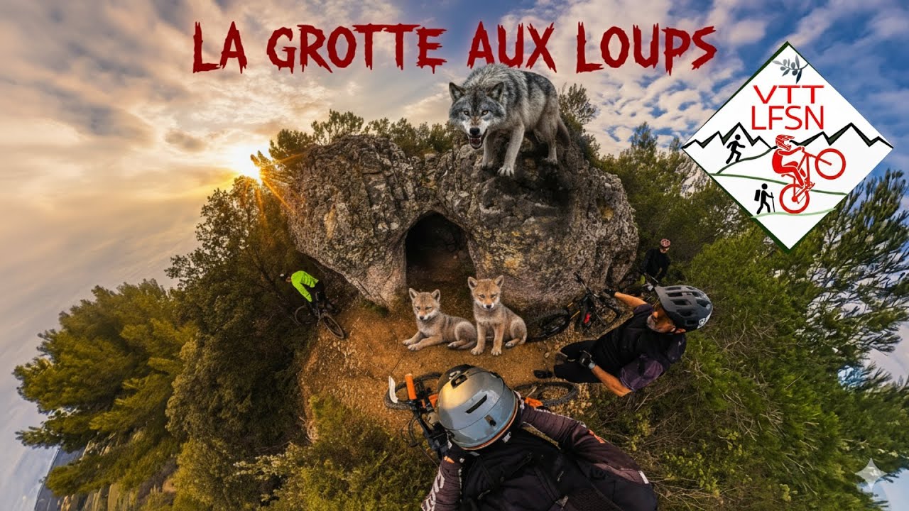 Grotte aux Loups 😱  Team VTT La Fare Sport Nature
