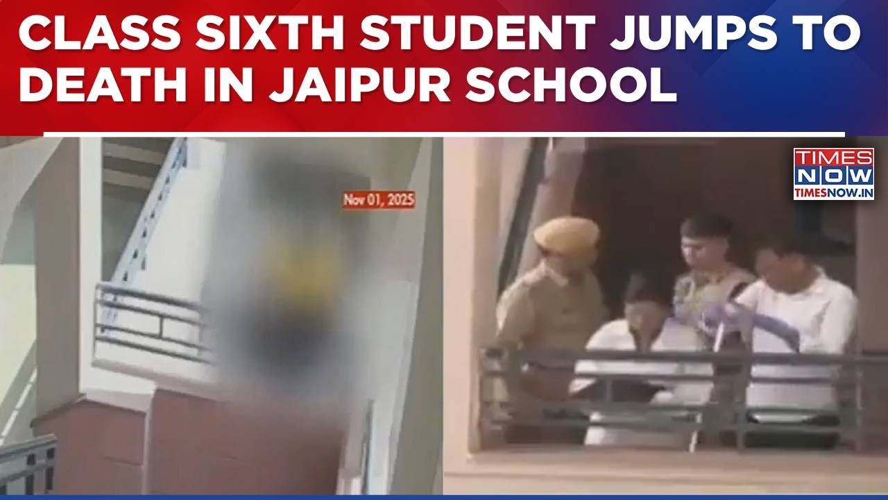 Jaipur School Death Shocker: Class Sixth Student Jumps From Private School Building, Dies | WATCH