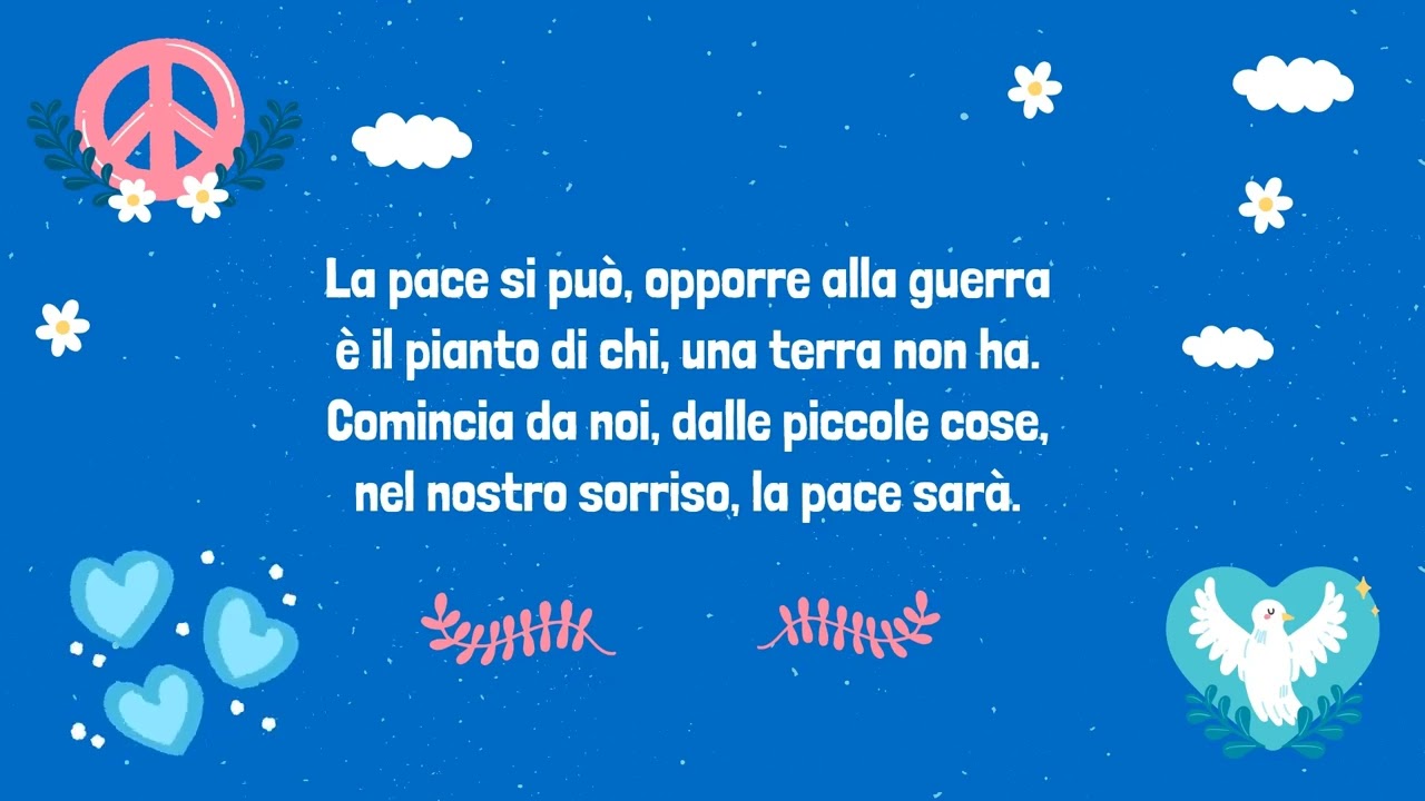 LA PACE SI PUÒ - Base strumentale karaoke