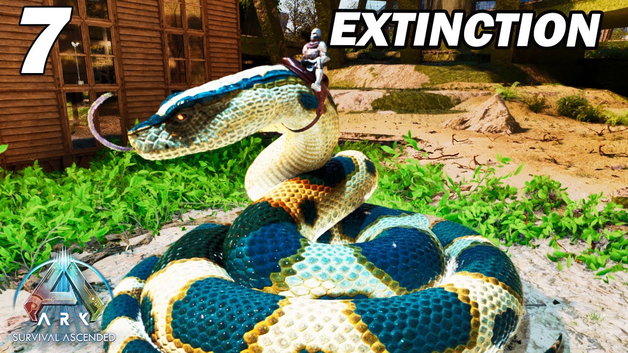Je capture le nouveau Python Géant ! Ark Survival Ascended Extinction 7