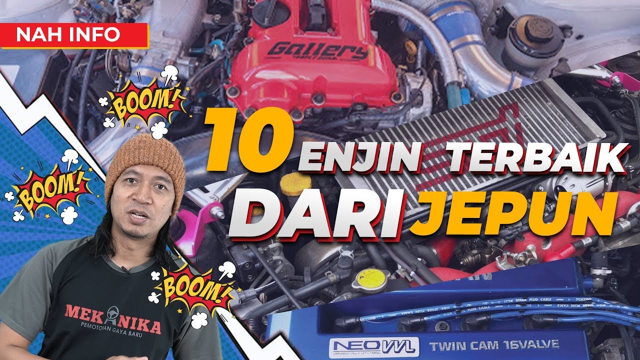 INILAH SENARAI 10 ENJIN TERBAIK DARI JEPUN!!