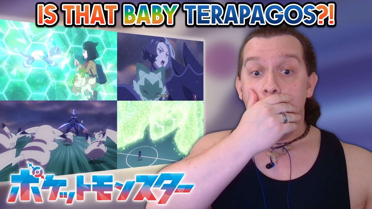 LIKO MEETS (BABY) TERAPAGOS?! CAPTAIN PIKACHU VS AMETHIO!! Pokémon Horizons Episode 2 REACTION!