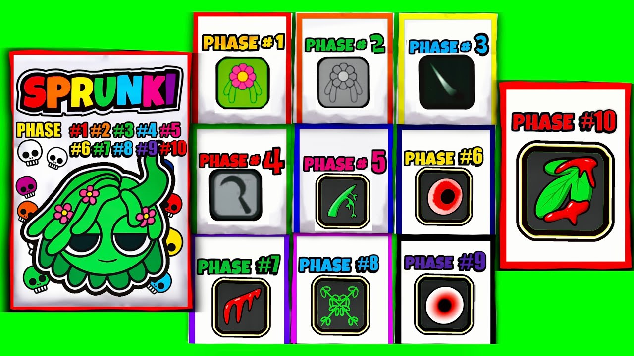 🌈SPRUNKI Blind Bag Vineria | ASMR Phase 1vs2vs3vs4vs5vs6vs7vs8vs9vs10 squishy