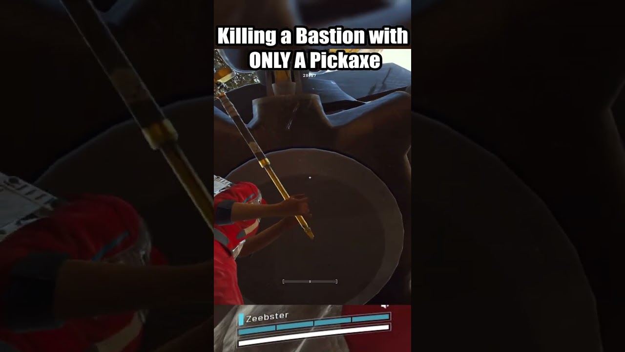 How To Kill a Bastion with ONLY A PICKAXE... | 