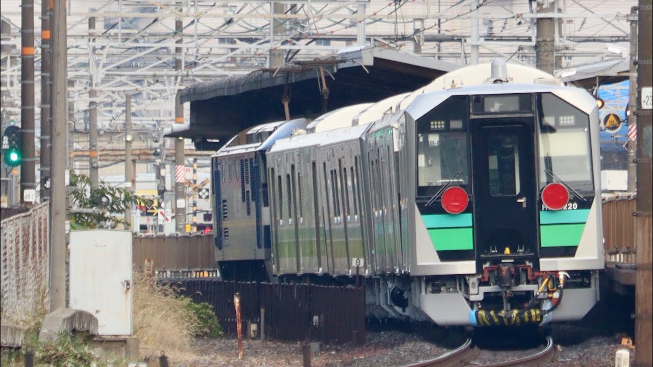 9866レ 川重出場甲種輸送 EF210-362号機【新】+HB-E220系×4B 通過シーン #甲種輸送 #ef210300番台 #通過シーン 