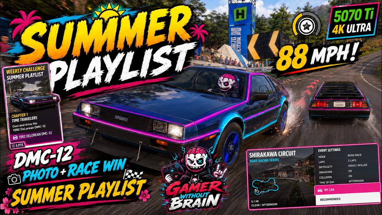 Forza Horizon 6 Blast from the Past Guide! All DeLorean Tasks