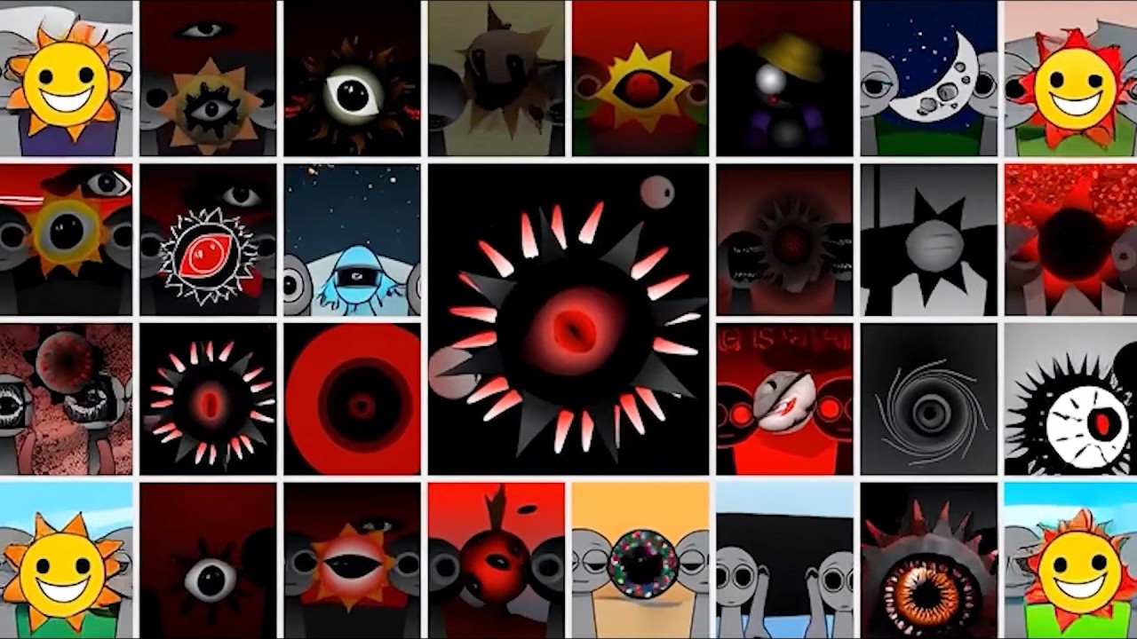 Incredibox Sprunki Mr. sun in all stages and mods Part 61 | Pixel_sprunki