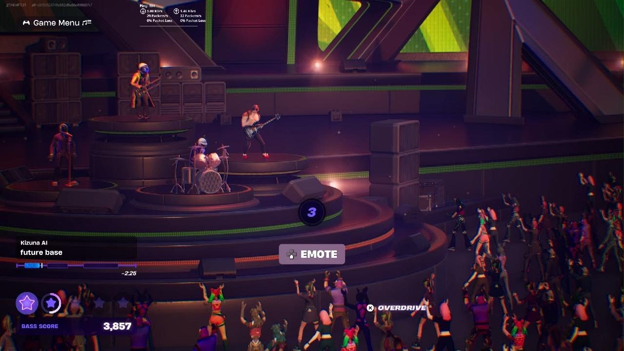 Fortnite Festival - "future base" - Kizuna AI 100% FC Bass