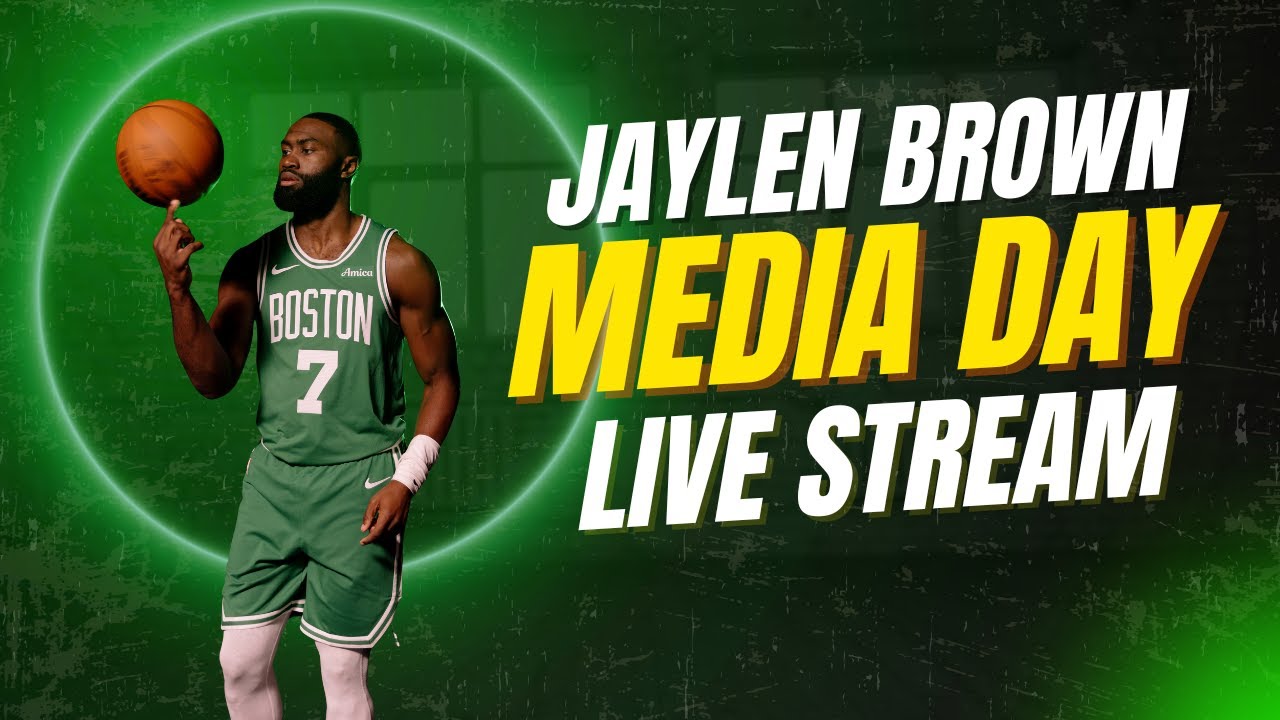 Jaylen Brown Media Day Live Stream