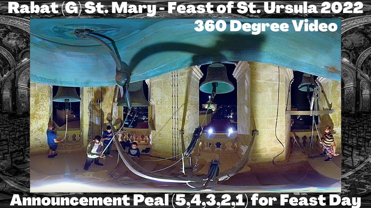 Mota Solenni (2022 - 5,4,3,2,1 - 360°) - Rabat (G) Santa Marija - Festa ta' Sant' Ursula - 5 Qniepen