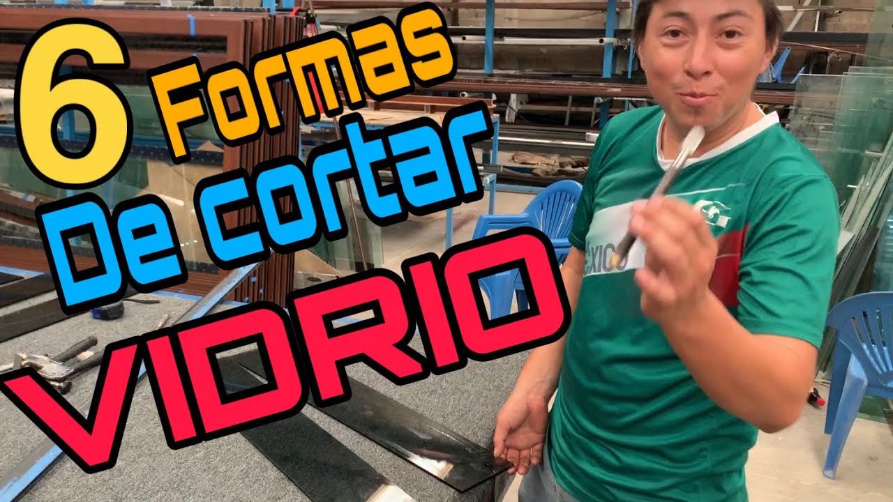 COMO cortar VIDRIO o CRISTAL de 6 maneras DIFERENTES !