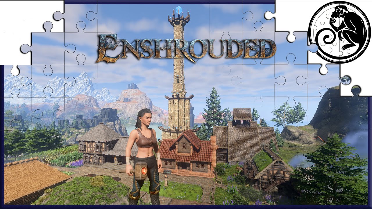 Cute Enshrouded Village Build Tour - Custom Homes for Tradespeople + Secrets!