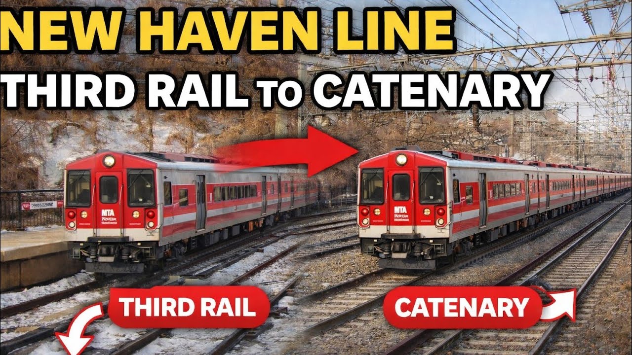 Third Rail to Overhead Power on New Haven Line 