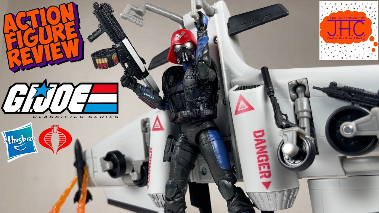 ТУРЦИЯ? Обзор фигурки GI Joe Classified Series Cobra CLAW & Pilot, дельтаплана, реактивной ракеты