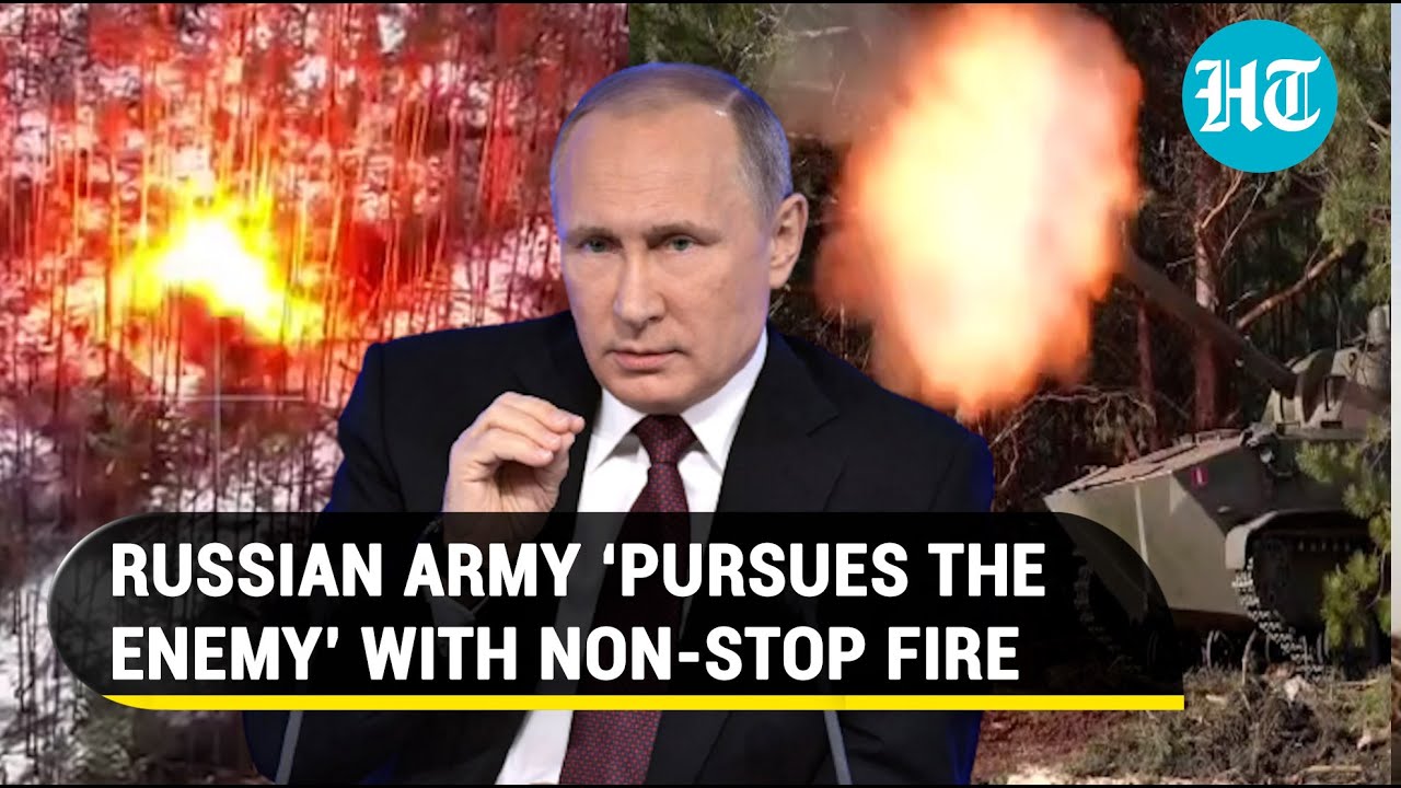 Putin's forces hunt down Ukrainian troops hiding in forests on Dnipro River bank | Watch