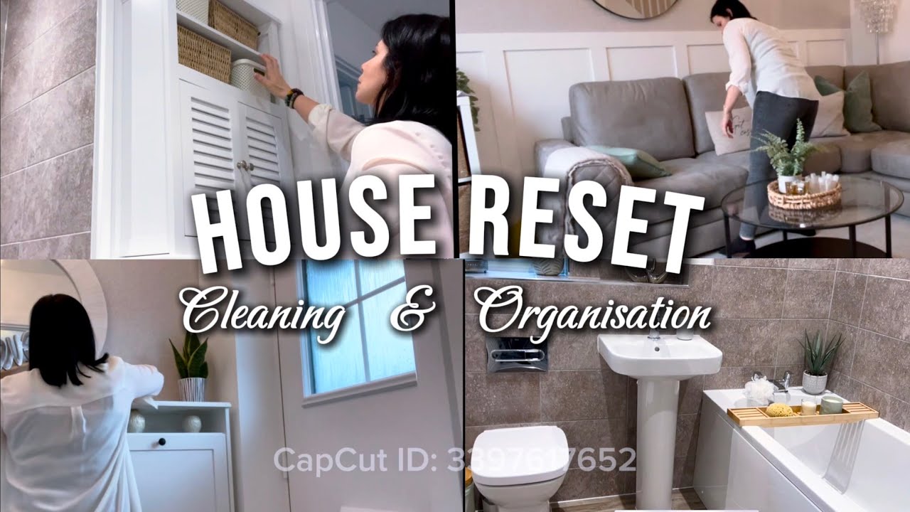 Clean and reset with me| organise with me | house reset| clean with me