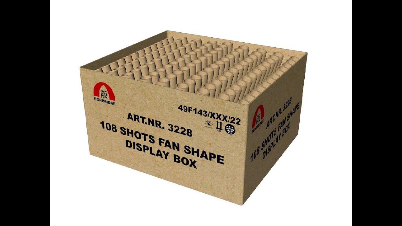 3228 Fan Shape Display Box Bonbridge