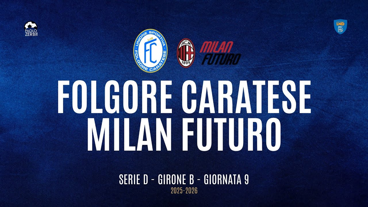 [HIGHLIGHTS] Serie D Girone B 25/26 - | Giornata 9 | Folgore Caratese - Milan Futuro