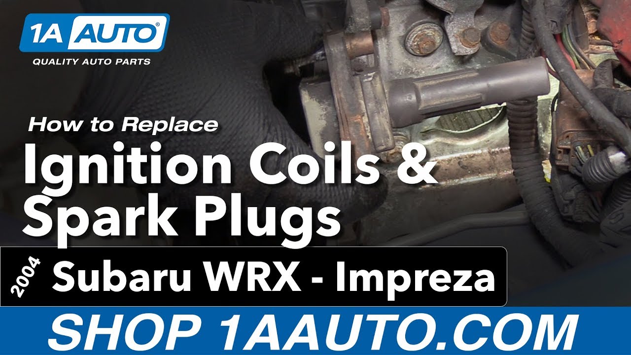How to Replace Spark Plugs and Ignition Coils 04-07 Subaru Impreza WRX