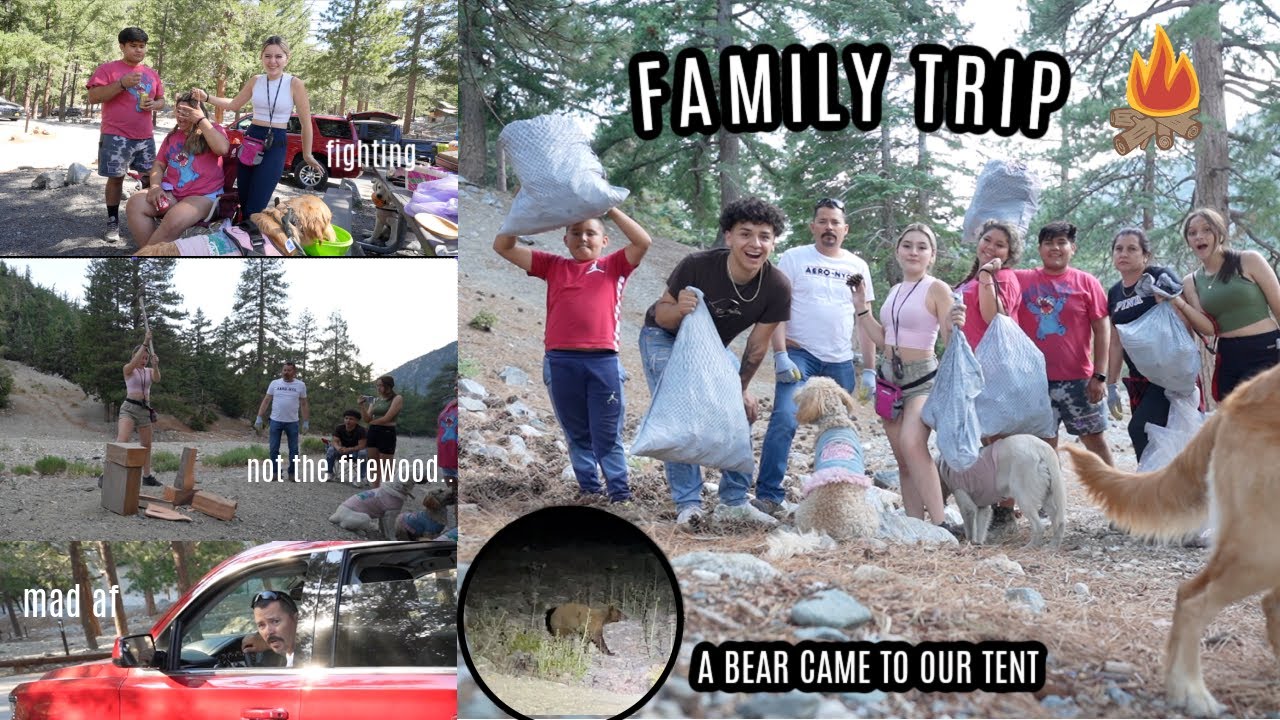 we went on a FAMILY CAMPING TRIP *chaos*