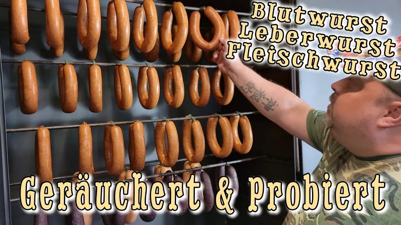Leberwurst Räuchern & Probieren   Leckere Würste Hausmacher Art
