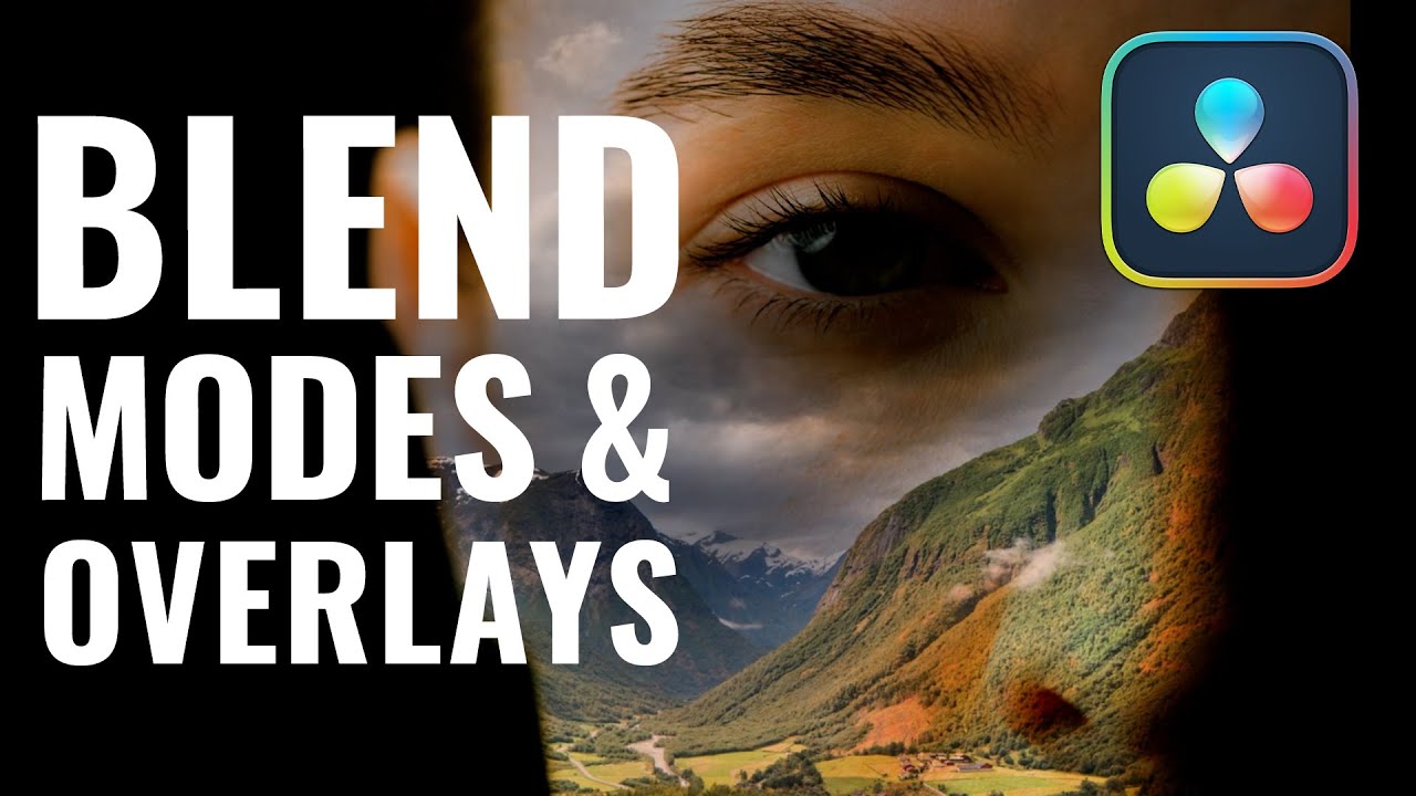 4 Creative Blend Modes, Overlays and Double Exposures in DaVinci Resolve FREE & Paid
