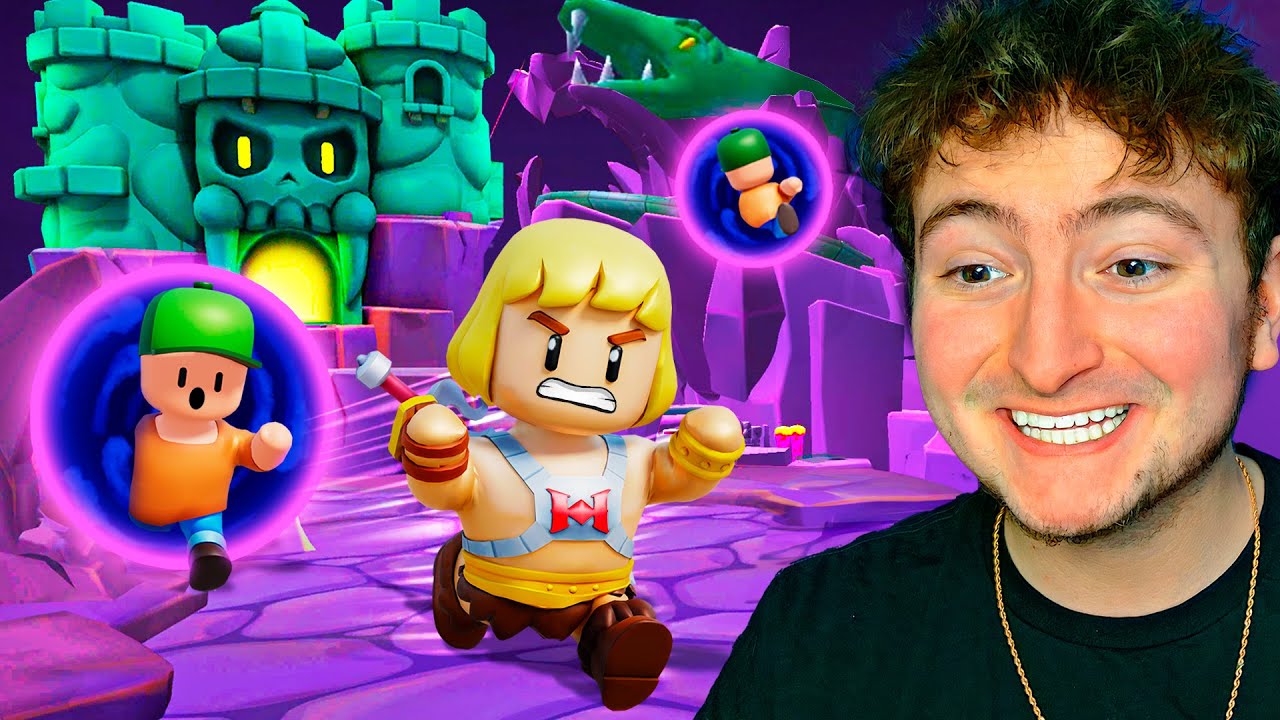 *NEW MAP* Race for Eternia in Stumble Guys!