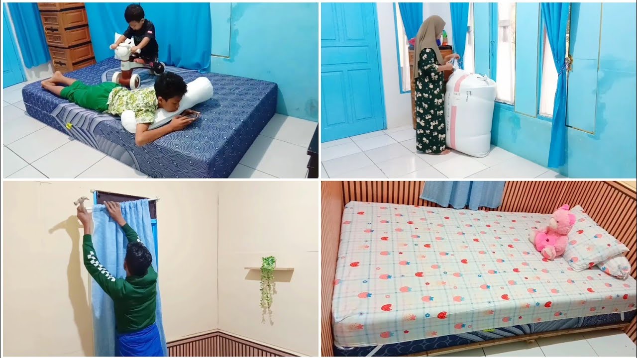 AKHIRNYA KASUR BARU DATANG✨UNBOXING KASUR DAN LANGSUNG DIPASANG DIKAMAR | Daily vlog