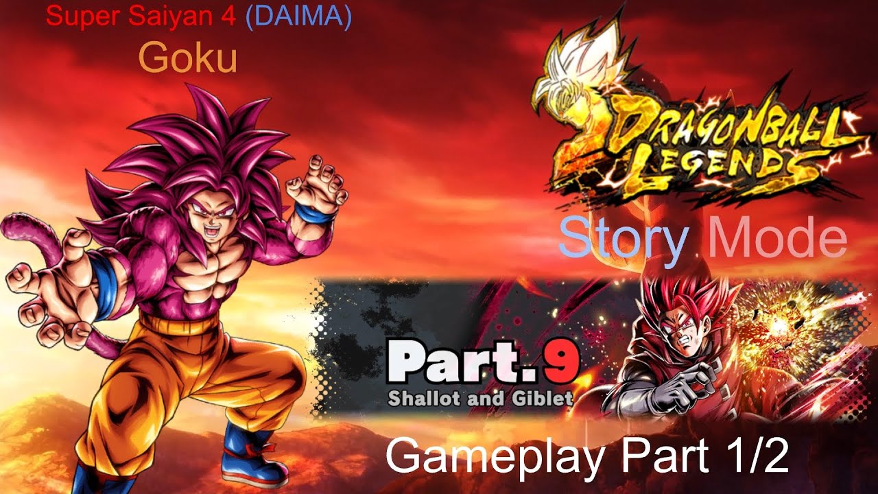 PART 9 w/ SSJ4 (DAIMA) GOKU!! | DB Legends: Story Mode | Gameplay Pt. 1/2