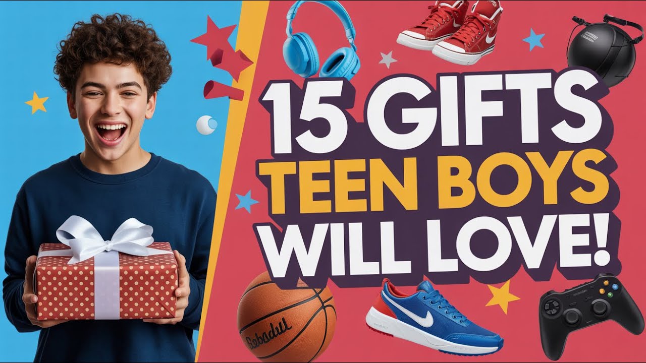 15 Awesome Gift Ideas for Teen Boys 🎁 Cool & Practical Presents. #uniquegiftideas #giftforboys