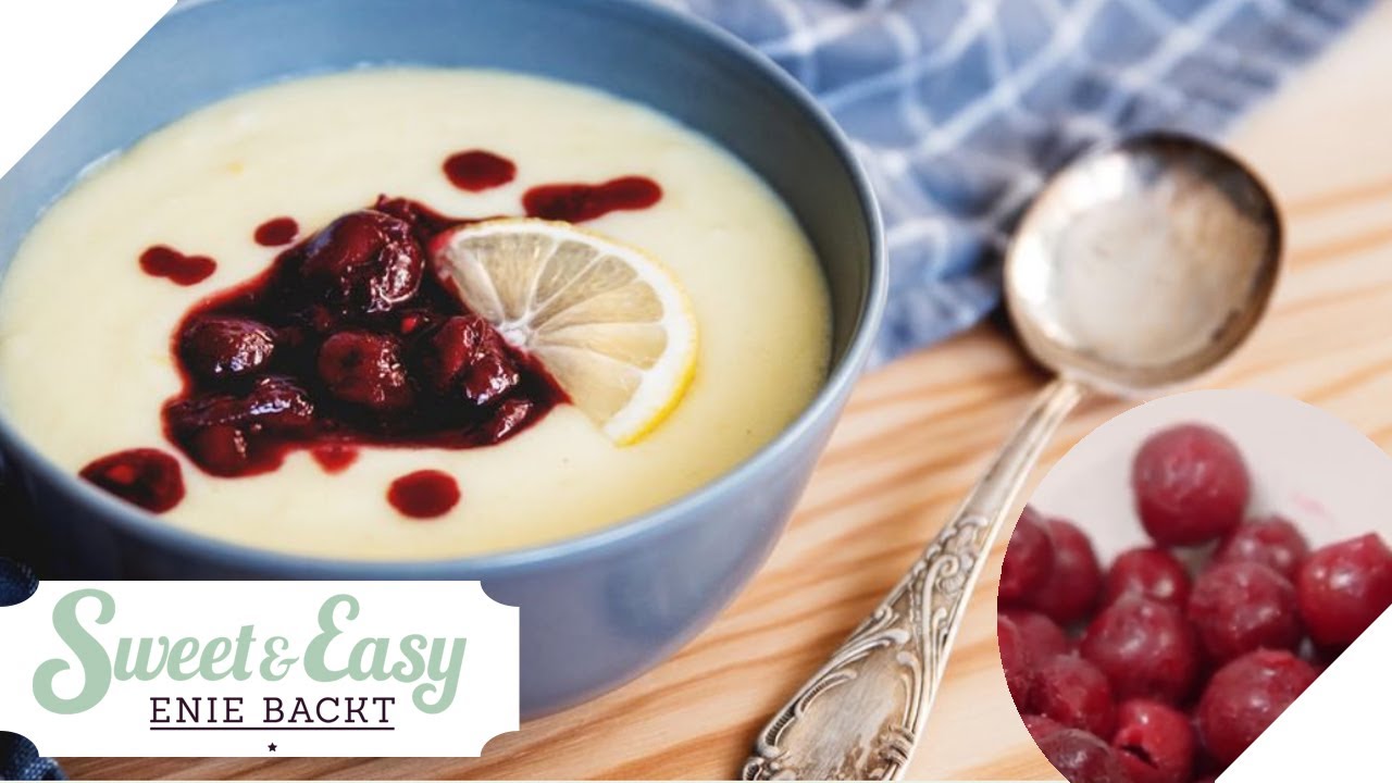 Grießbrei mit Kirsch-Zwetschgenkompott - unglaublich lecker | Sweet & Easy - Enie backt | sixx