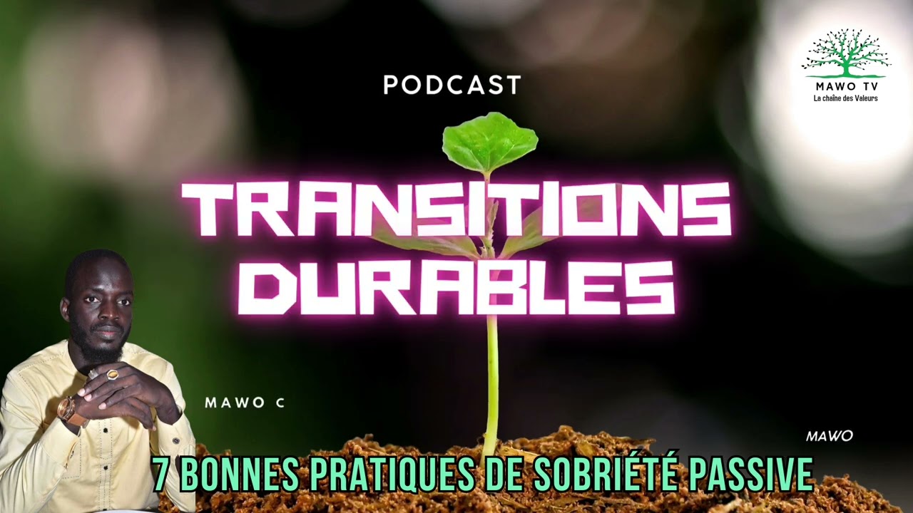 Sobriété Passive: 7bonnes pratiques en wolof