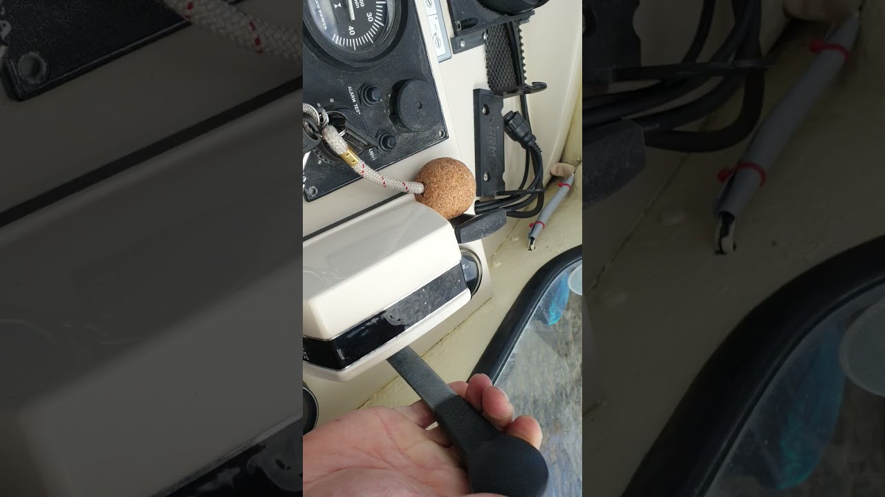 Albin25 hur man stänger motorn