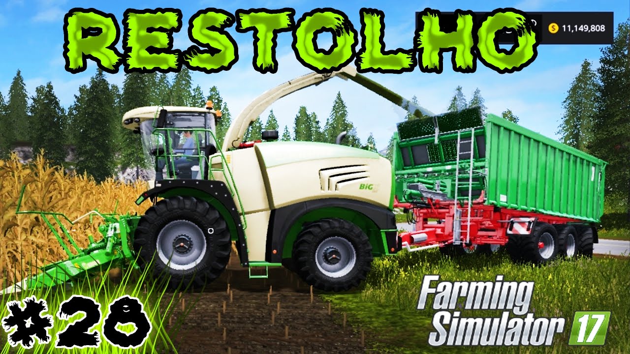 28 - Formas de Fazer Silagem ou Alimentar as Vacas - Farming Simulator 17