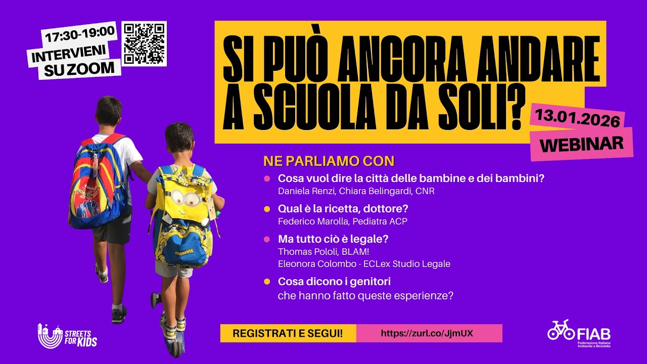Si può ancora andare a scuola da soli?
