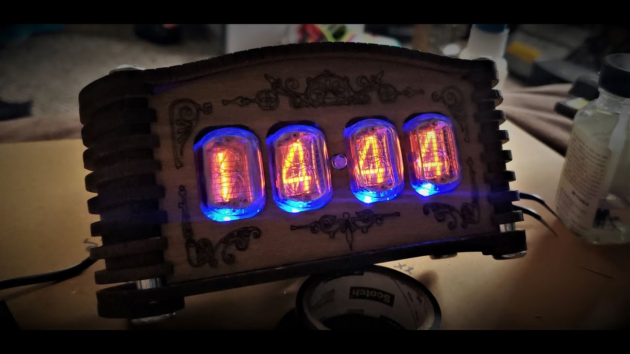 Nixie Tube Arduino Clock / Kit Time-Lapse (Father's Day} - Pink Floyd