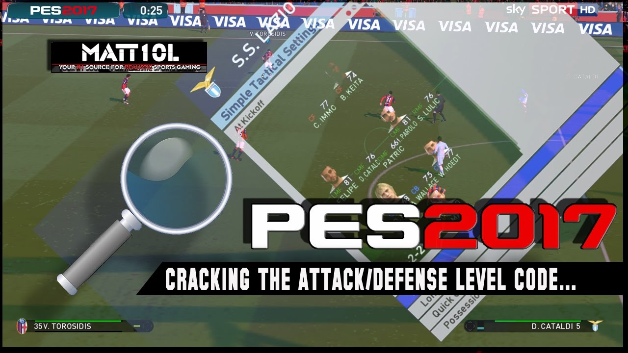 PES 2017 | CRACKING THE ATTACK/DEFENSE LEVEL CODE...