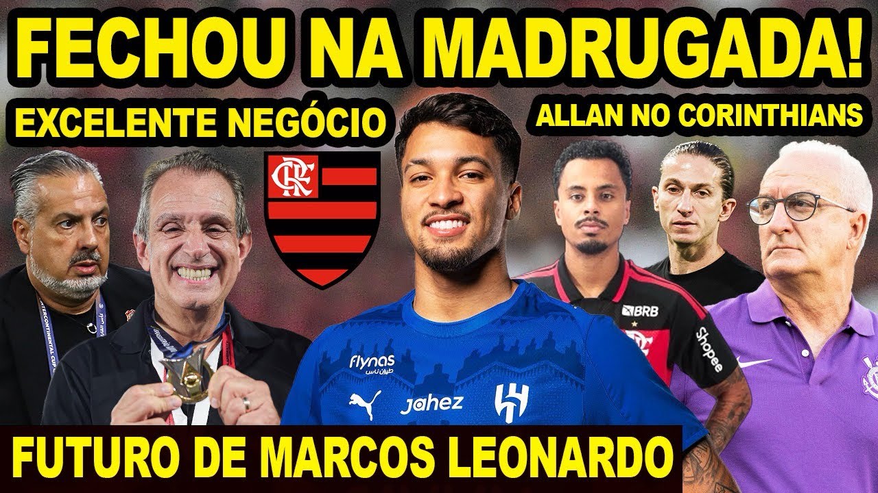 DECISÃO TOMADA! FLAMENGO FECHOU E MARCOS LEONARDO DEFINIU TUDO! JOGADOR DE SAÍDA DO MENGÃO? E+