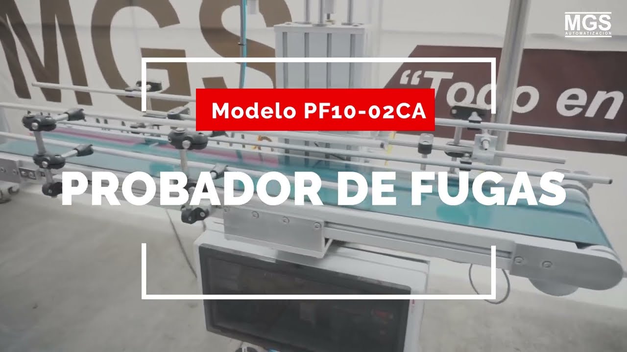 Probador de fugas de alta precisión para envases de plástico | MGS Automatización