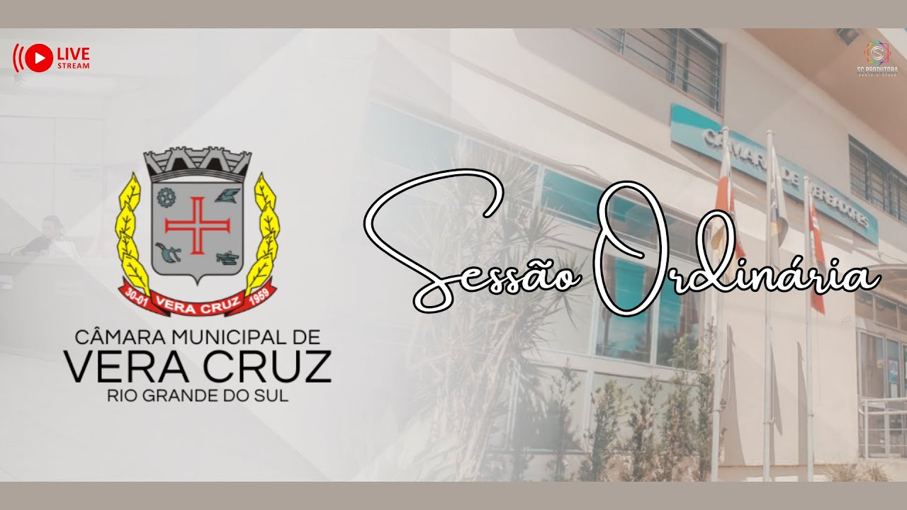 10ª Sessão Ordinária da Câmara Municipal de Vera Cruz/RS - 09/03/2026