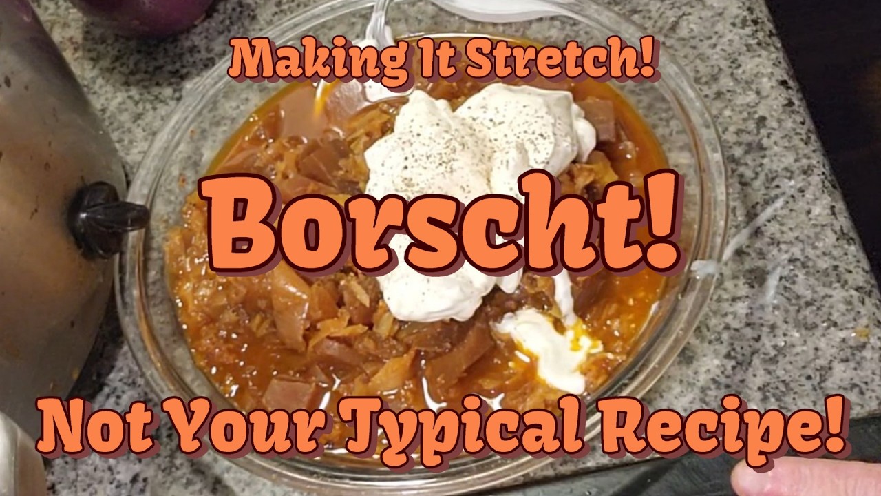 Борщ! Блюдо из остатков еды, позволяющее сэкономить!
